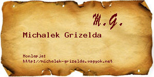 Michalek Grizelda névjegykártya